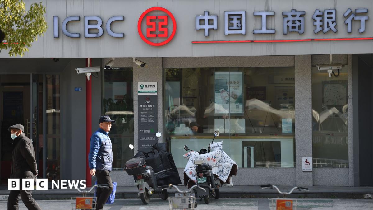 An Industrial and Commercial Bank of China is seen in Nanjing, Jiangsu province, China, December 7, 2023. (Photo credit should read CFOTO/Future Publishing via Getty Images)