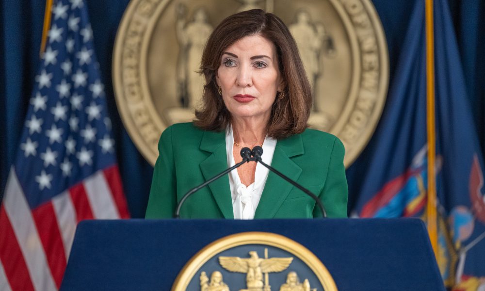 A new Quinnipiac University poll has Gov. Kathy Hochul leading her Republican challenger Bruce Blakeman by a sizable margin.