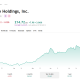 CrowdStrike stock year-to-date price chart showing a 74.46% gain
