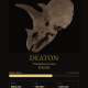 Tokenized dinosaur skull raise dashboard for Deaton on Solana