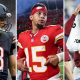 Caleb Williams, Patrick Mahomes and Jayden Daniels in action in week two of the NFL