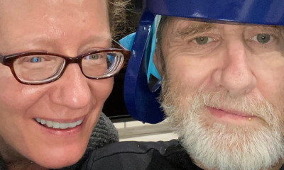 The author and her husband Tom. "This was a month before he died," she writes.