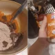 Pumpkin puree in protein mug cake