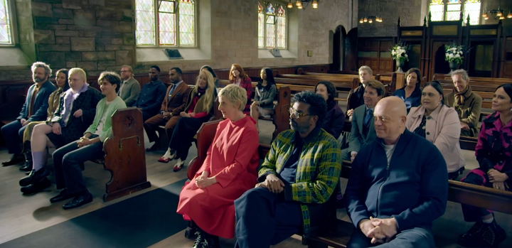 The stars of The Celebrity Traitors season two as seen in a teaser for the first episode