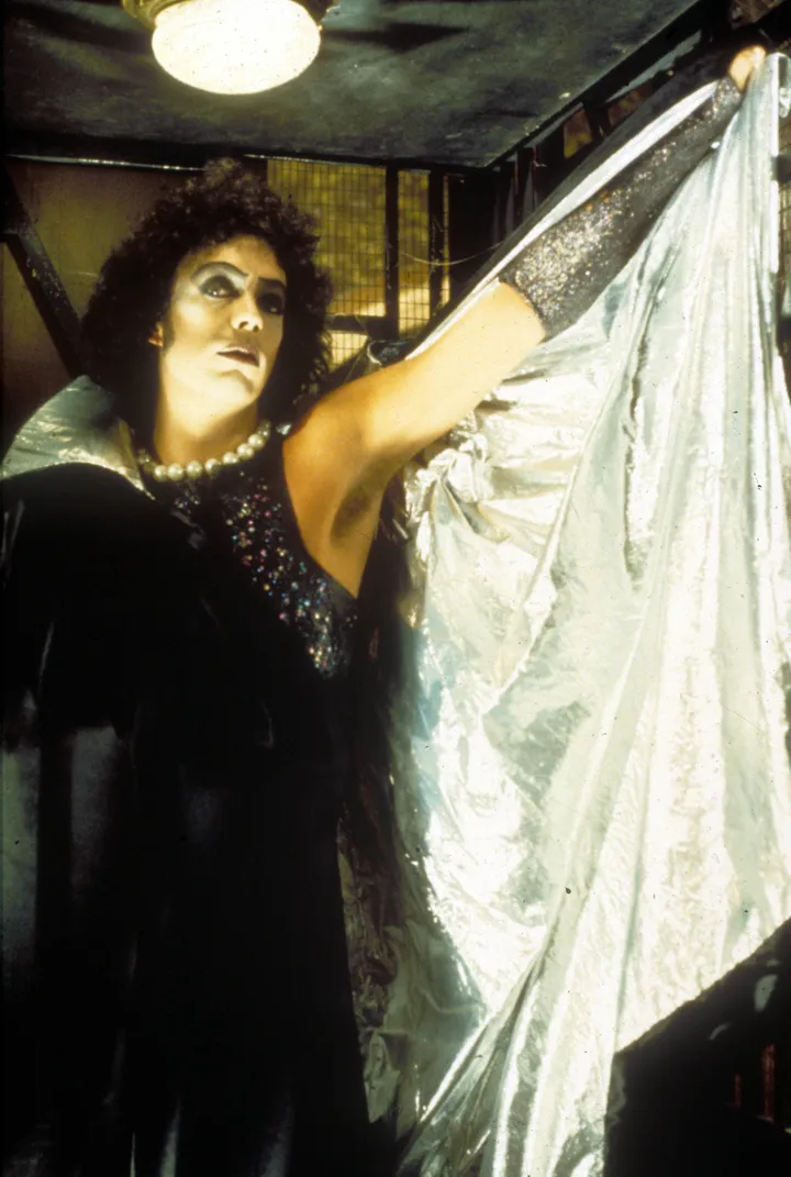 Tim Curry as Frank-N-Furter in The Rocky Horror Picture Show