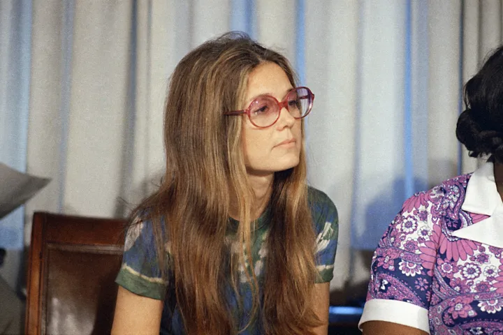 Gloria Steinem photographed in the early 1970s