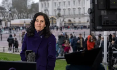 Maryam Moshiri reporting from outside Buckingham Palace earlier this year