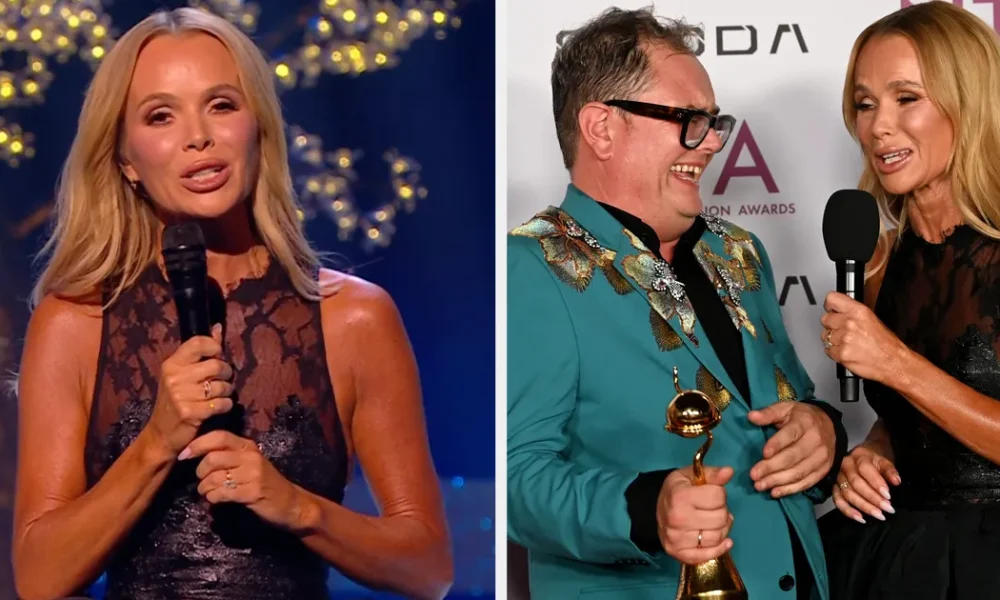 Amanda Holden Took Special Measures To Keep Alan Carr's NTAs Tribute A Secret