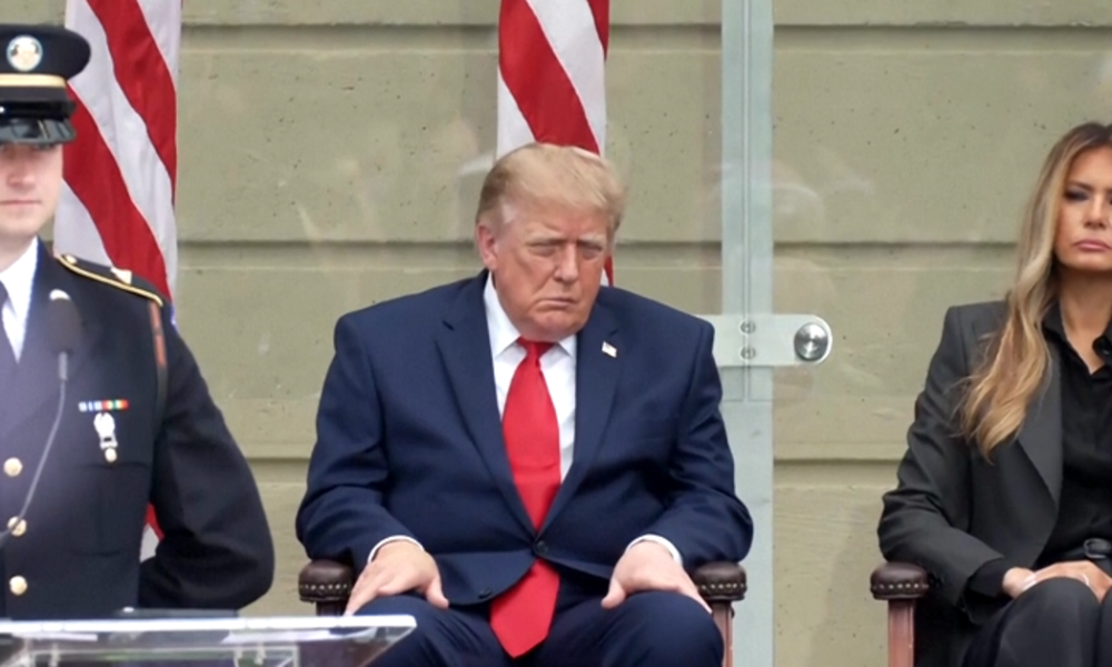 Trump Attends 9/11 Ceremony