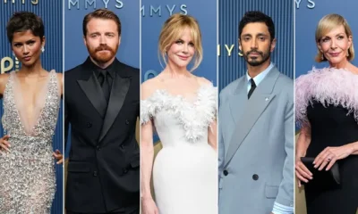 Zendaya, Jack Lowden, Nicole Kidman, Riz Ahmed and Allison Janney at the 2026 Emmys
