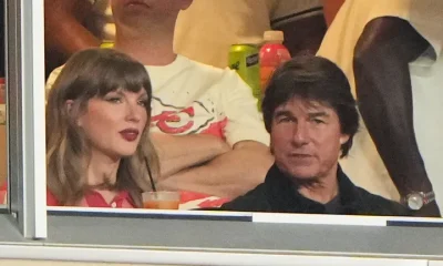 Taylor Swift hanging out with Tom Cruise on Monday night
