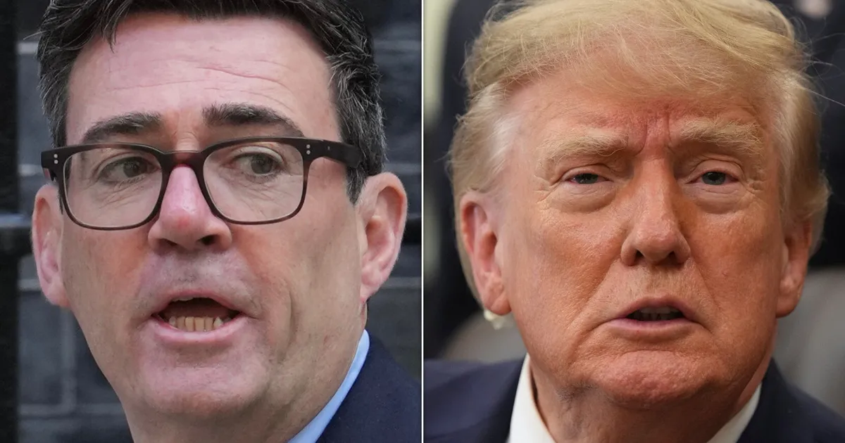 Burnham Urged To 'Stand Up' To Trump Or Risk Being 'Rolled Over'