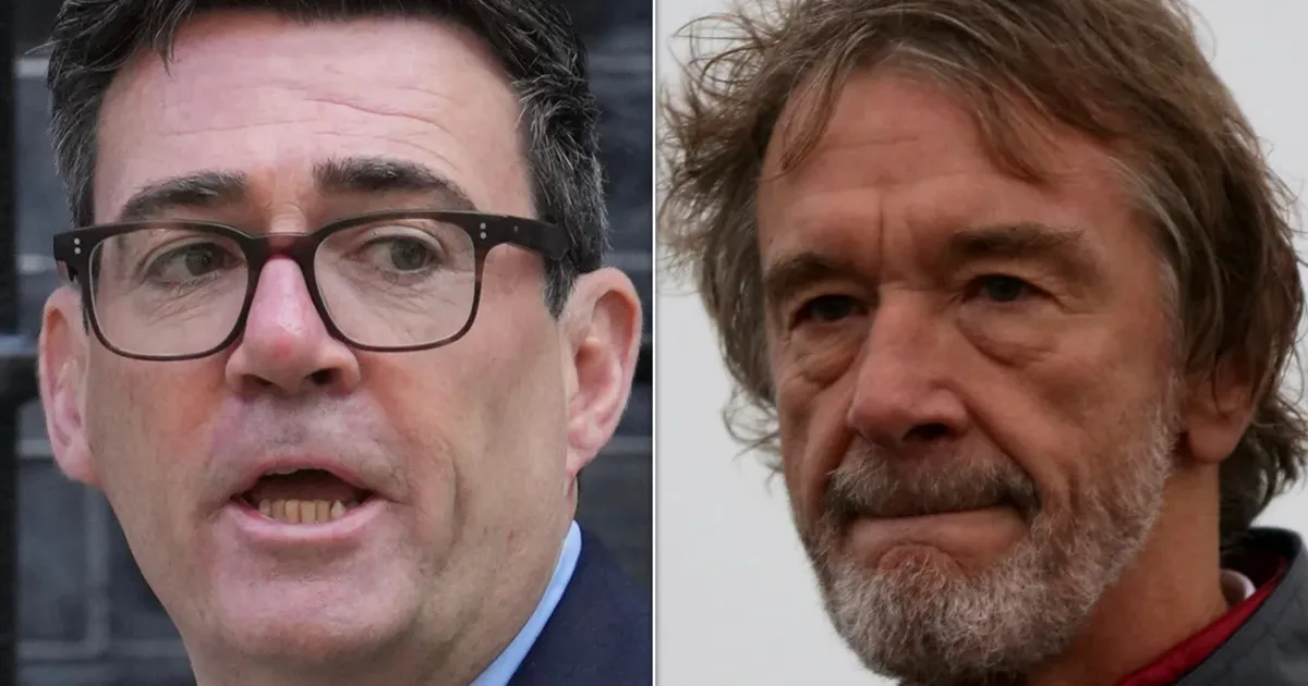 Andy Burnham Criticises Jim Ratcliffes Britain On The Slide Claim