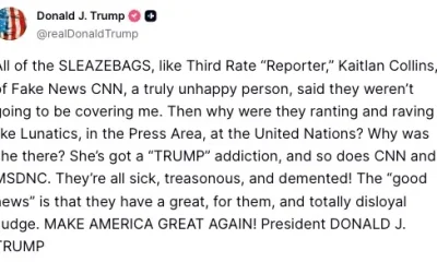 Donald Trump on Truth Social