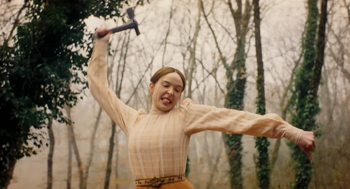 Ella Beatty as Lizzie Borden in Netflix's Monster
