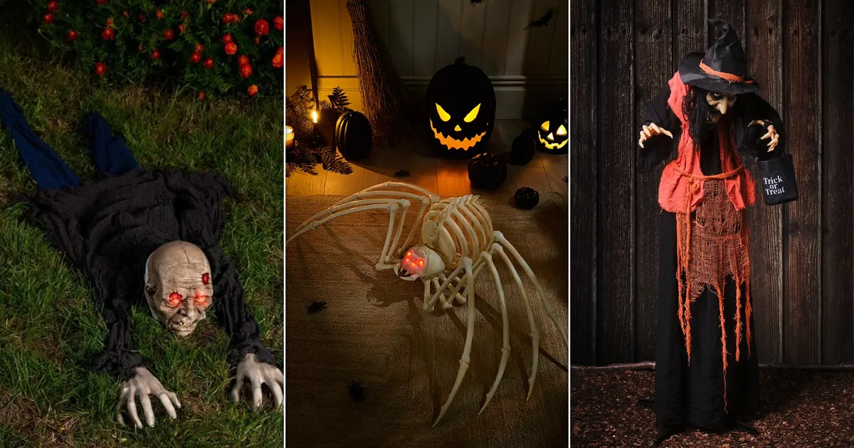 32 Halloween Decorations: Lights, Pumpkins, Inflatables, And Skeletons To Shop
