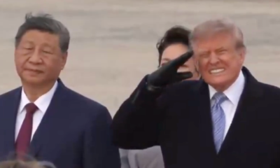 Trump Reacts To Military Jet Noise During China Visit