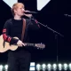 Ed Sheeran on stage in 2021