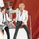 Sir Rod Stewart on stage in New Orleans earlier this year