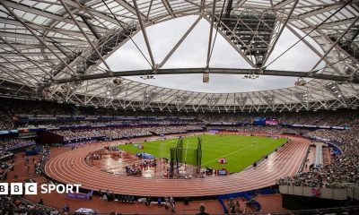 General view of the London Stadium athletics track