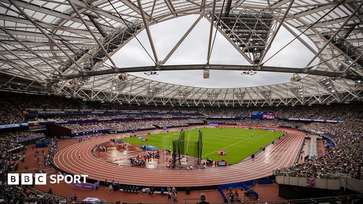 General view of the London Stadium athletics track