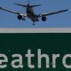 A passenger plane makes its landing approach to Heathrow Airport in London, UK on 9 September, 2026