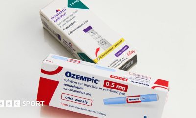 A photo of Mounjaro and Ozempic pens inside their boxes.