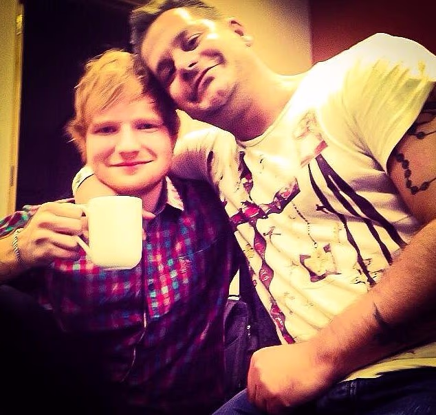 Jethro Sheeran (right) and his famous cousin Ed are at the centre of a bitter family row