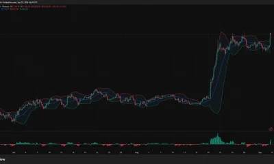 Bitcoin daily chart shows BTC rising 4.5% to $80,836, above its key moving averages, as RSI enters overbought territory above 72.