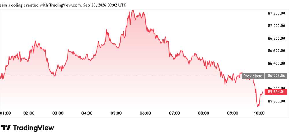 Bitcoin Recoils Below $86,000: Is Bitcoin Price Prediction Still Shooting For $90,000?