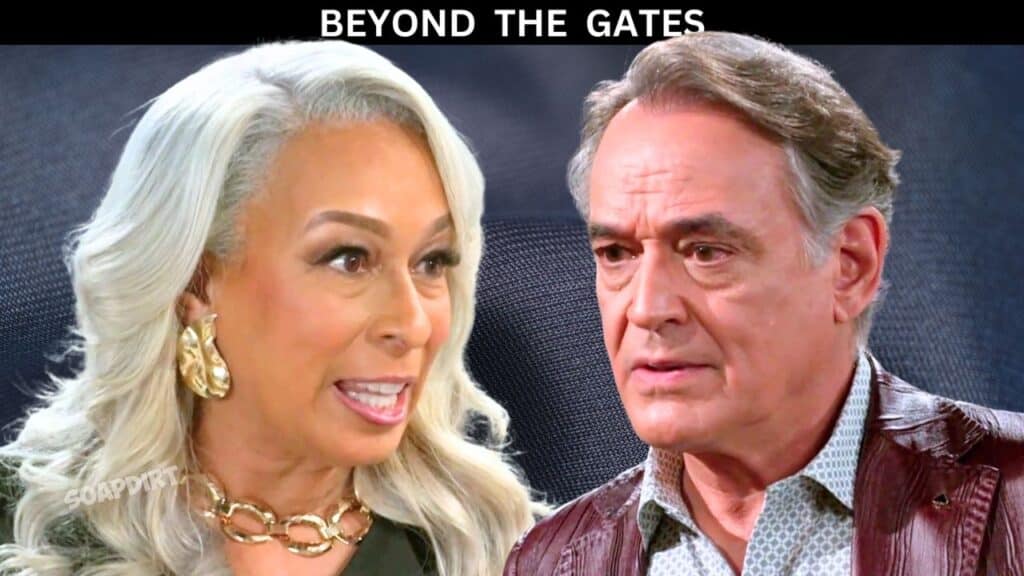 Beyond the Gates Spoilers: Anita Dupree (Tamara Tunie) - Joey Armstrong (Jon Lindstrom)