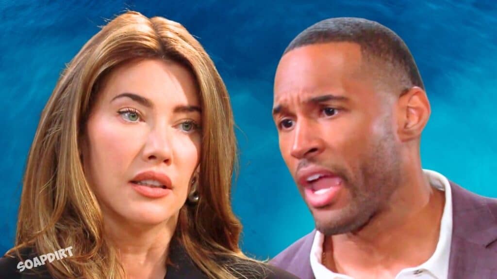 The Bold and the Beautiful: Carter Walton (Lawrence Saint-Victor) - Steffy Forrester (Jacqueline MacInnes Wood)