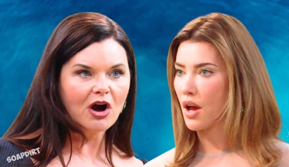 The Bold and the Beautiful Spoilers: Steffy Forrester (Jacqueline MacInnes Wood) - Katie Logan (Heather Tom)