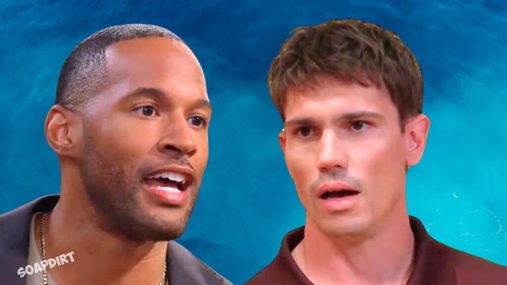 The Bold and the Beautiful Spoilers: Carter Walton (Lawrence Saint-Victor) - Finn Finnegan (Tanner Novlan)
