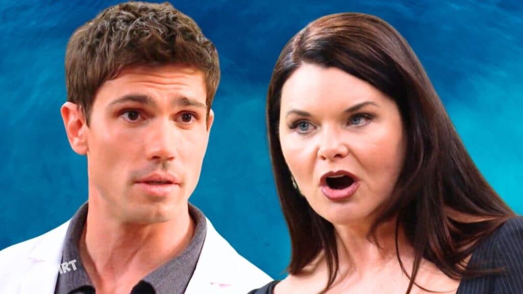 The Bold and the Beautiful Spoilers: Finn (Tanner Novlan) - Katie Logan (Heather Tom)