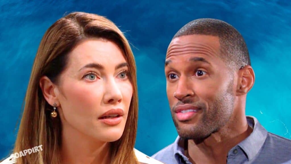 The Bold and the Beautiful: Steffy Forrester (Jacqueline MacInnes Wood) - Carter Walton (Lawrence Saint-Victor)
