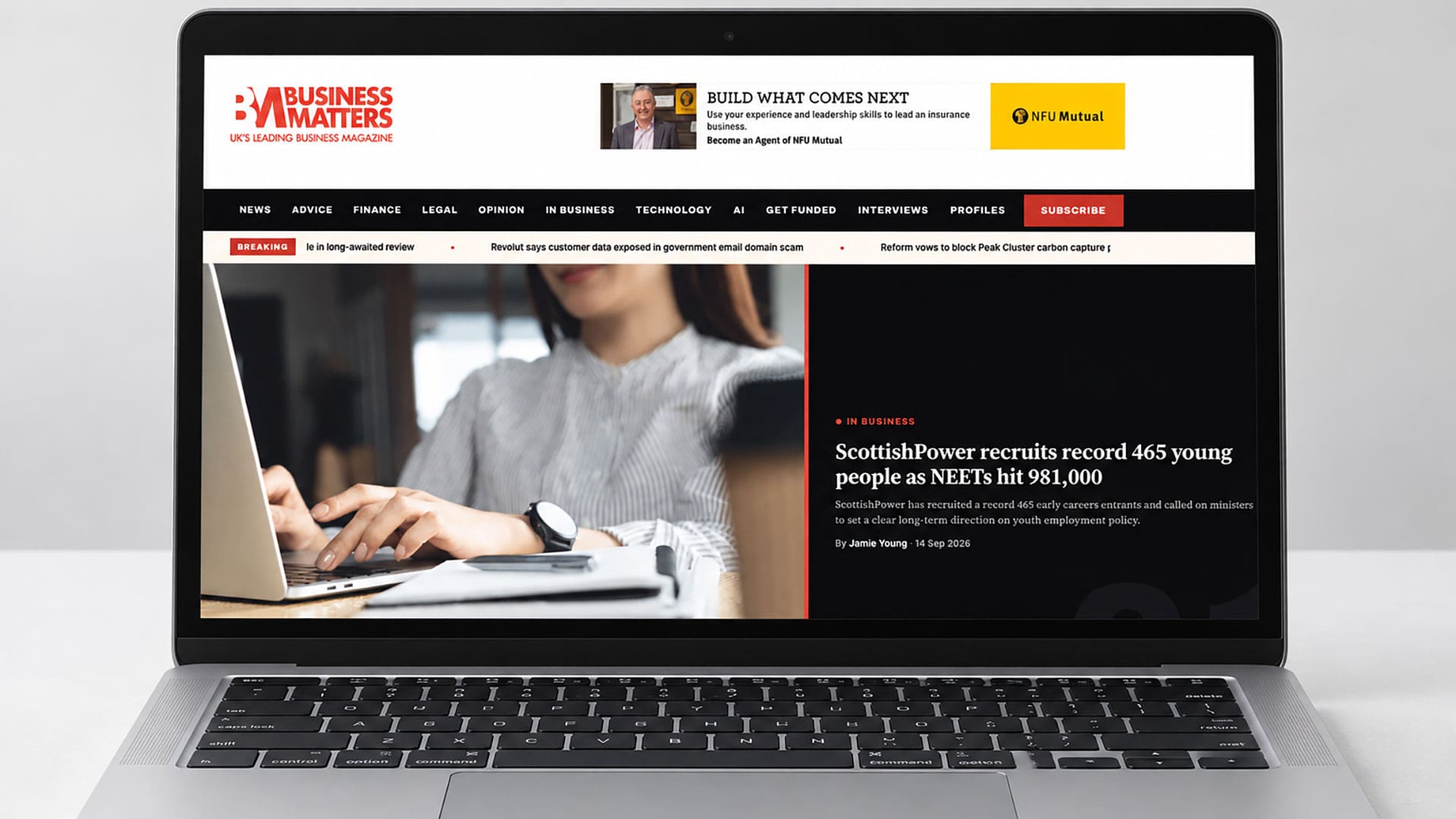 Business Matters website relaunches after rebuild