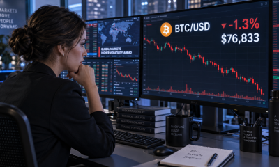 Bitcoin risks drop to $71k as rounded-top pattern takes shape