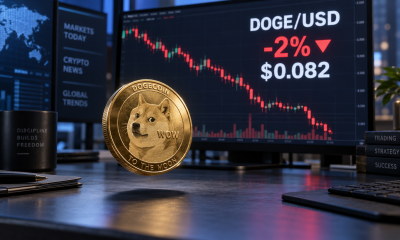 Dogecoin dips below $0.083 as weak ETF demand and bearish positioning limit recovery