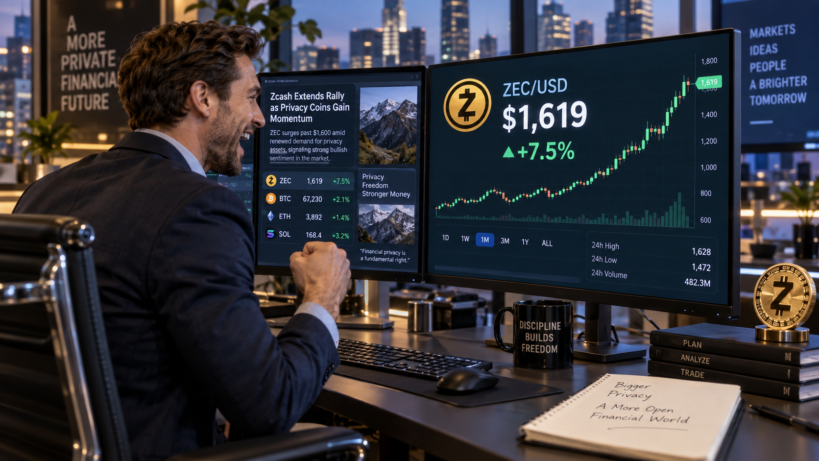 Zcash holds above $1,600 as shielded activity and fund inflows surge - CoinJournal