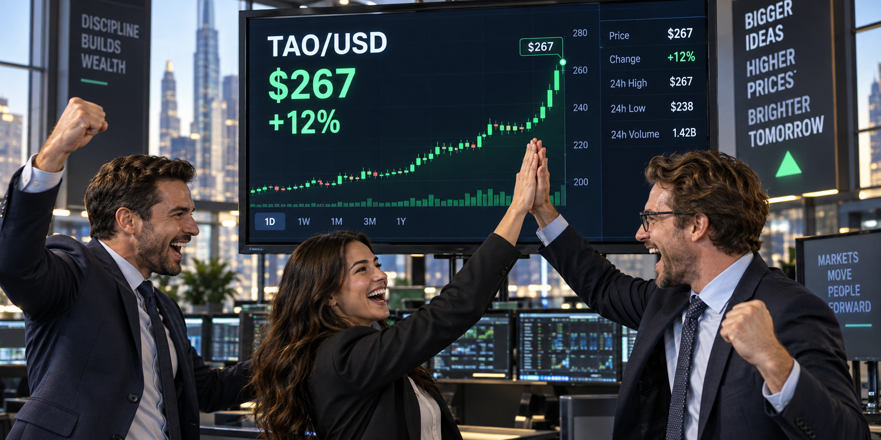 Bittensor targets $300 as TAO extends five-day rally