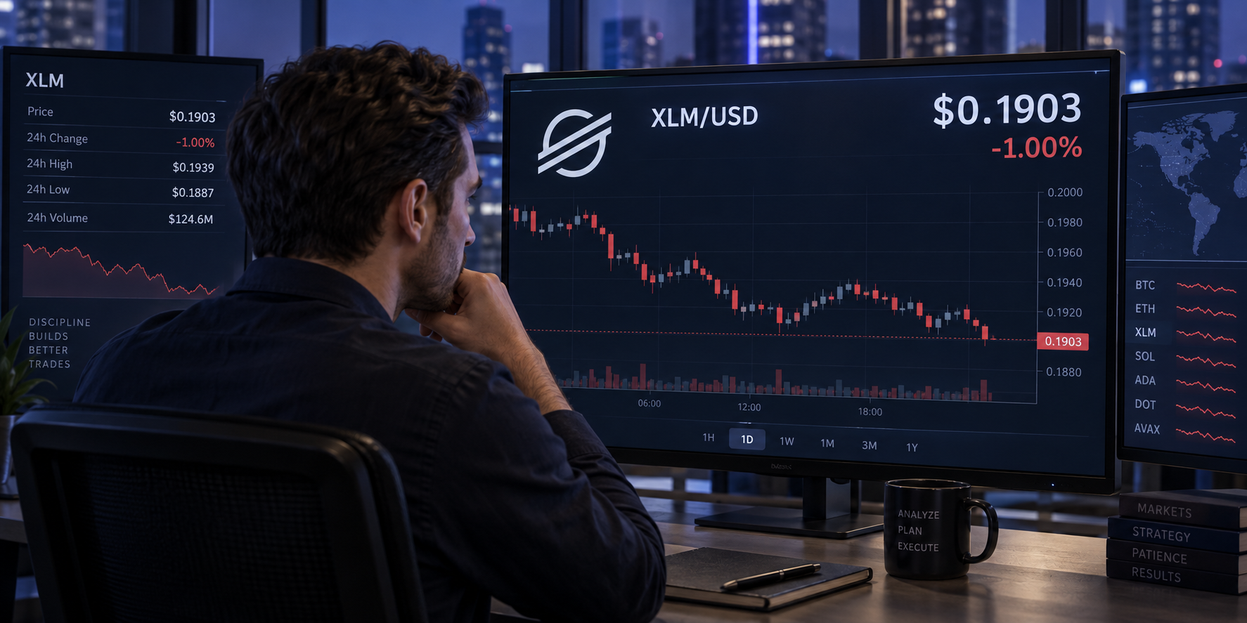 XLM defends major moving averages as buying pressure builds
