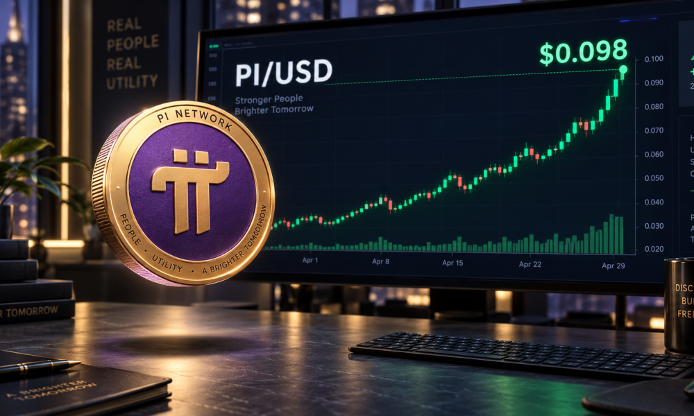 Pi recovers above $0.098 as developer push supports utility