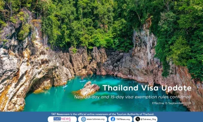 Thailand introduces new 30-day and 15-day visa exemption rules from 15 September