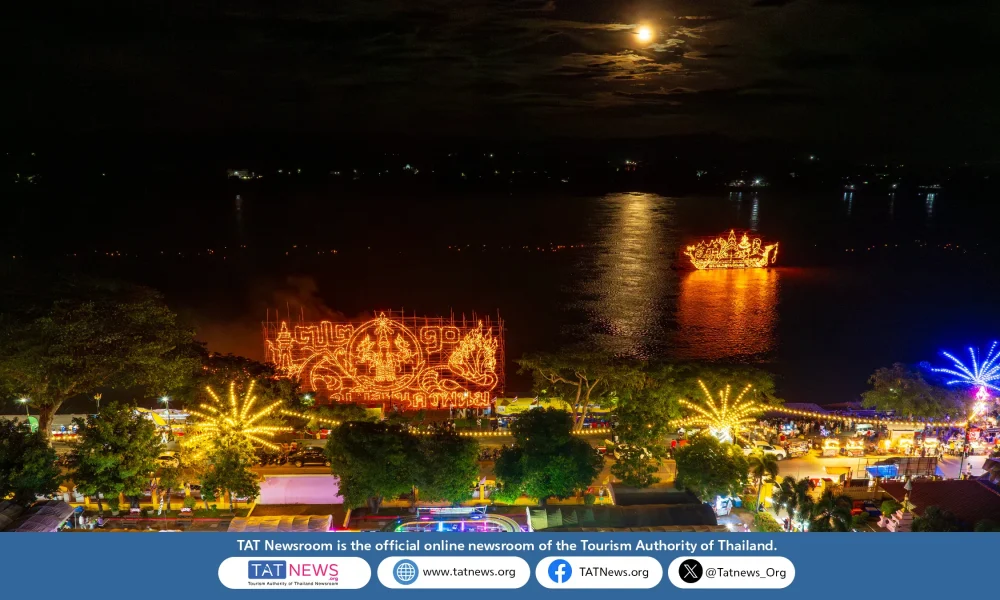 River of Fire: Discover Nakhon Phanom’s Lai Reua Fai, a dazzling illuminated boat procession celebrating the end of Buddhist Lent
