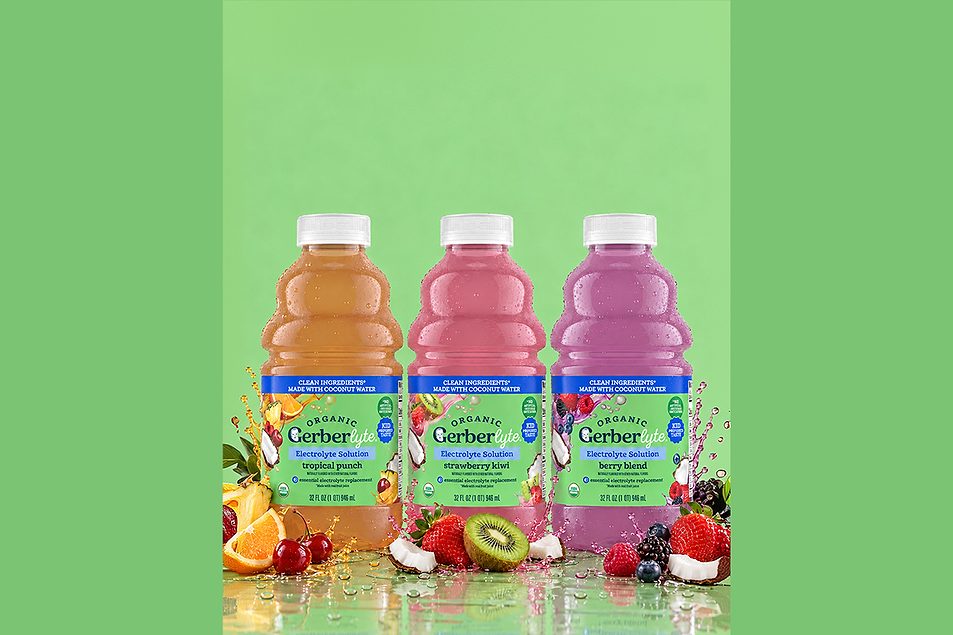 Gerber adds pediatric rehydration solution