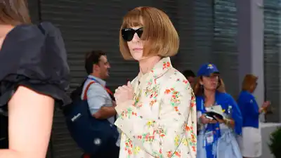 Anna Wintour arrives at The US Open on August 25, 2026 in New York City.