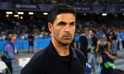 Mikel Arteta 'rages' at three Arsenal players during Champions League win over Napoli | Football