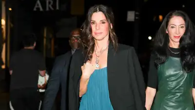 Sandra Bullock seen in SoHo on September 09, 2026 in New York City.
