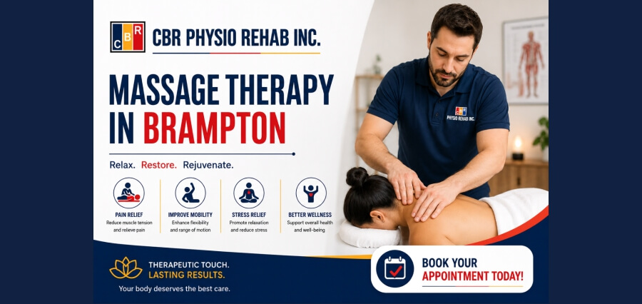 Massage Therapy in Brampton: Relieve Stress, Tension & Pain